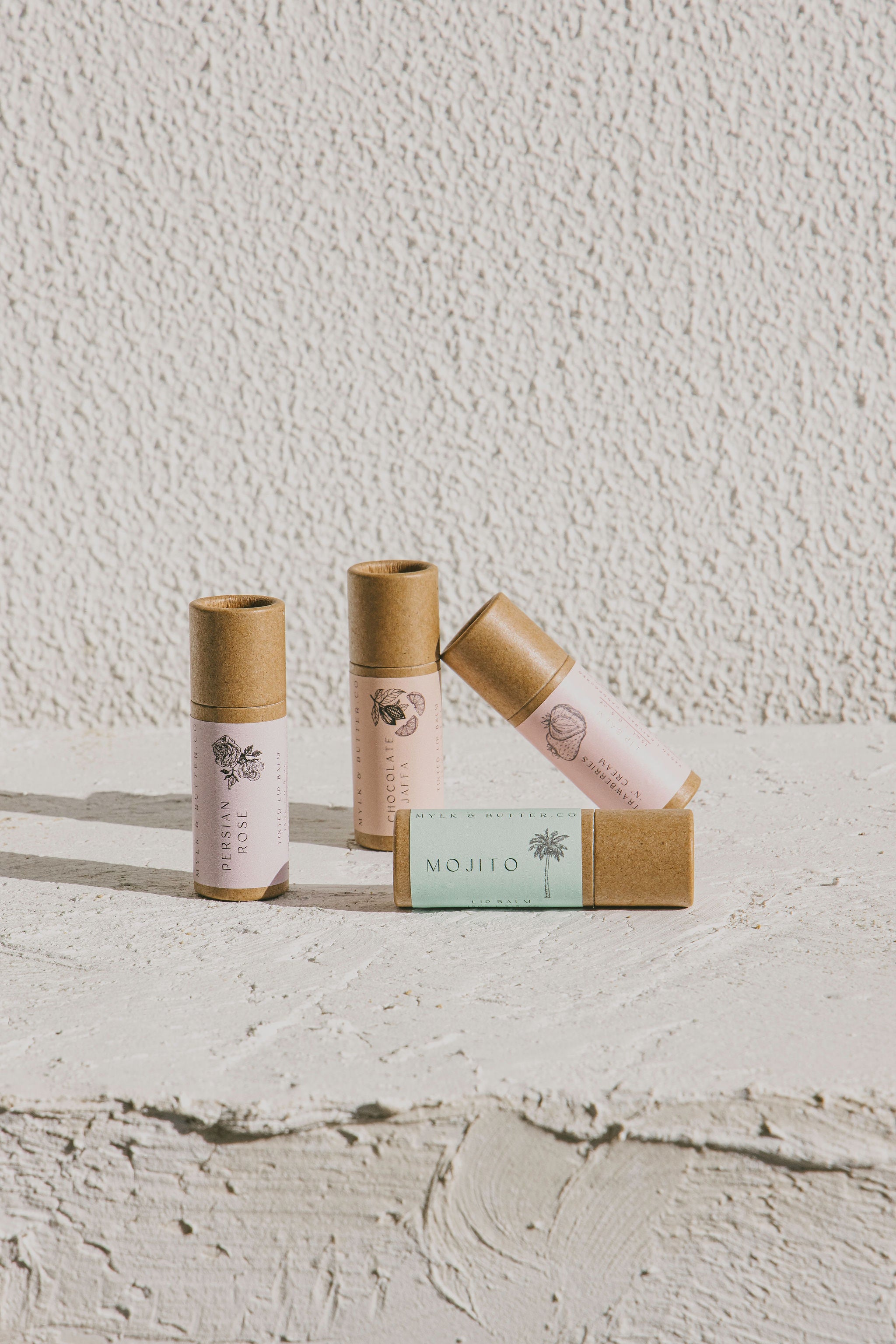 Strawberry Cream Tinted Lip Balm Eco Friendly Natural tint -  Portugal