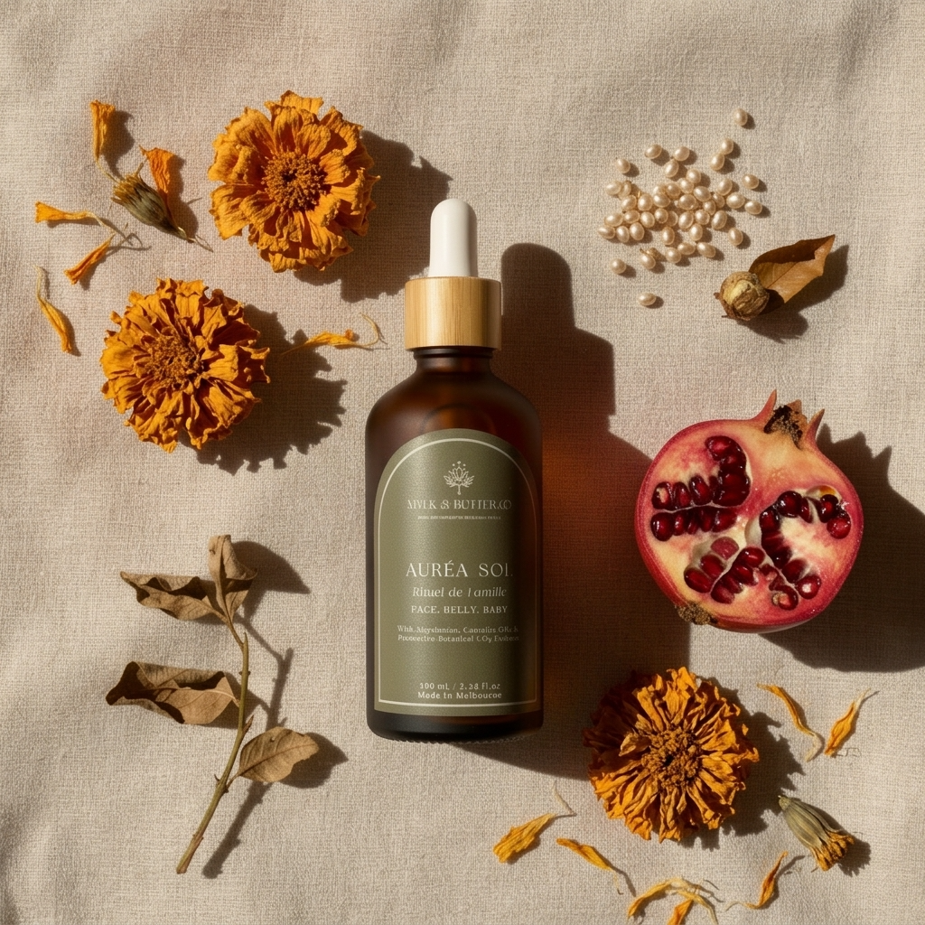 Aurea Sol Oil for Baby, belly and face. Essential oil free 