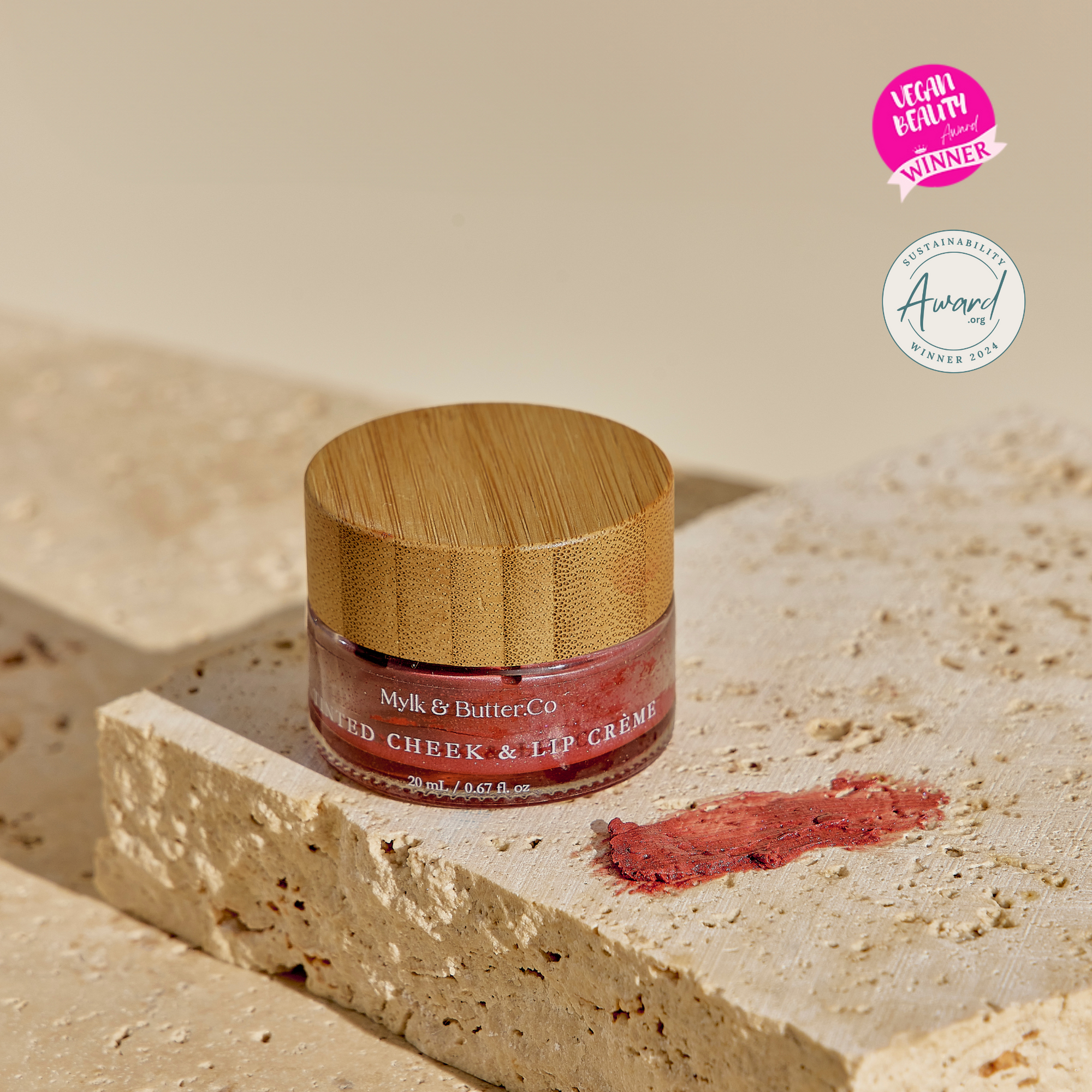 Award Winning Ayurvedic Tinted Cheek & Lip Creme In Blush