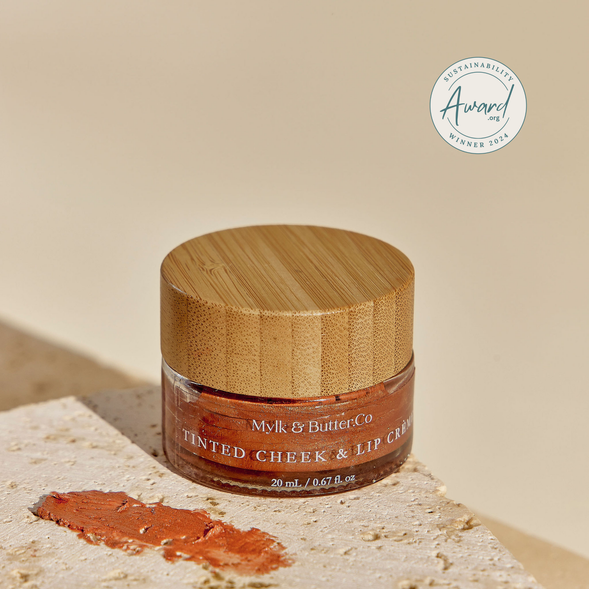 Award Winning Ayurvedic Tinted Cheek & Lip Creme In Bronze